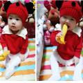 latest cute red cotton sweater pull over coat designs for baby girl